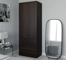 Шафа Морелі Т211 2 дверна венге з трубою 80 см