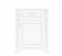 Тумба 1D1S Вайт