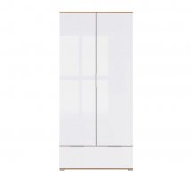 Шкаф SZF2D1S BRW Poland Zele 2 дверный белый 91 см