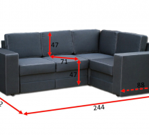 Кутовий диван Аскольд 21-В