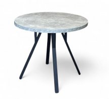 Стол круглый нераскладной Lite / Лайт MebliRoMax D900 ЛДСП 36 мм