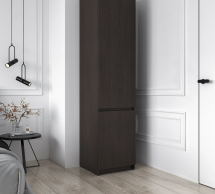 Шкаф Морели Т218 венге темный со штангой 50 см