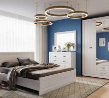 Спальня Marcus/Маркус ВМК-Україна №1 с шкафом 3D2S и тумбами