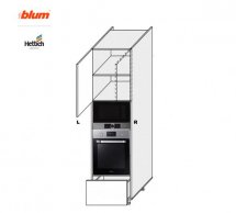 Пенал правый духовка+микроволновка 60ПДМ1ШХ/2140 Pro Blum+Hettich Миллениум WG