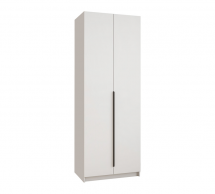 Шкаф Mebelstar Оскар двухдверный Белый снег 80 см