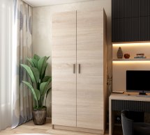 Шкаф для одежды Promo 2 Дорос 2 дверный дуб сонома 90 см