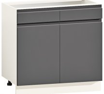 Тумба нижня Н80.82.2Я2Д Альфа-ручка