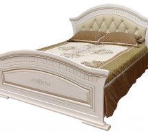 Ліжко ніколь з м'якою спинкою