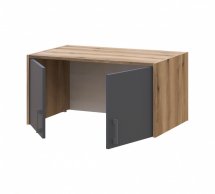 Антресоль висока Дорос Ронді графіт 2-дверна 82 см