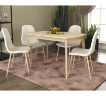 Стол Exen II / Эксен II Интарсио Кремовый Раскладной 120/160 см