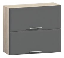 Шкаф верхний В80.72.2Д Бар Хай-Тек глянец перламутр