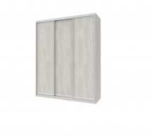 Шкаф-купе Дорос Сити Лайт белое дерево 3 дверный 180 см