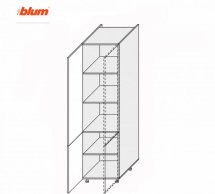Пенал правый 60П/2140 Pro Blum Миллениум WG