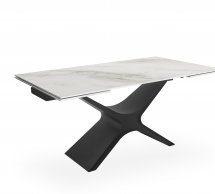 Стол Ragnar (160-240 см) White Golden Glossy