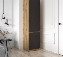 Шкаф Морели Т218 аппалачи/венге темный со штангой 50 см