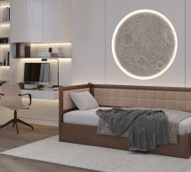 Ліжко дитяче Щит бука Лев Лев Мілвокі з підйомним механізмом