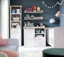 Модульна дитяча Luca Baby/Лука Бебі BRW Poland Модрина Sibiu світла / Дуб сонома темний