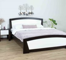 Кровать двуспальная деревянная Дримка Женева Бук