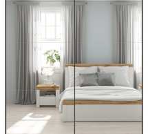 Шкаф-купе с зеркалами SZF/183/2M Tetrix