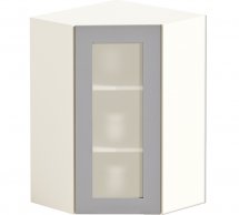 Тумба верхняя В60х60.92.1СК угол. Gola ручка Окрашенный Высокий Глянец