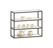 Тумба верхняя В80.72 металл.открытая Альфа ручка