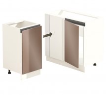 Тумба нижня Н100х60.85.1Д кут.Мийка Gola ручка Фарбований Високий Глянець