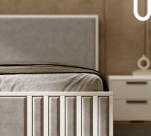 Ліжко дерев'яне DrevKO Лаундж 2 Масив Бук