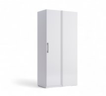 Шкаф Угол 90° Миромарк Фемели 2 дверный белый 100 см
