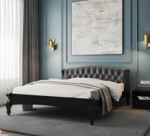 Кровать деревянная ArborDrev Корона Сосна / Бук