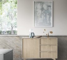 Комод беж песочный/пихта сканди Forest KSZD106