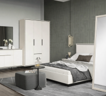 Модульна спальння Хілс/Heels Кашемір/Чорний Гербор