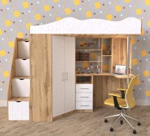 Кровать чердак десткая Art in Head Binky ДС37А