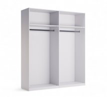 Шафа 4дв Міромарк Фемелі 4 дверна білий глянець 180 см