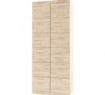 Шафа 2d Mebelbos Oskar 2 дверна дуб санремо 90 см