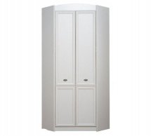 Шафа кутова SZFN2D Гербор Салерно 2 дверна білий 98 см