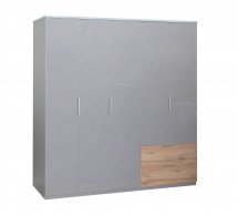 Шкаф 5дв 2шх Миромарк Линц 5 дверный серый шифер 225 см