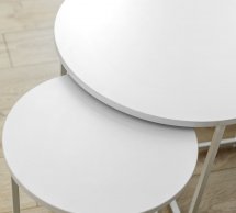 Столик Модерн М білий 