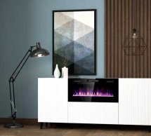 Комод 180 EF Pafos з электрокамином