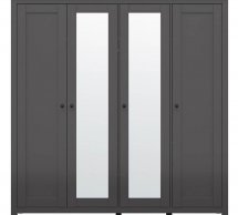 Шафа SZF2L2D3E BRW Poland Hesen 3 дверна чорний 197 см