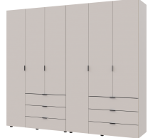 Шкаф Дорос Геллар кашемир 6 дверной 232,5 см