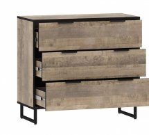 Комод дуб гранж песочный F-0008 Форте