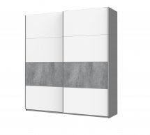 Шафа-купе Дорос G-Caiser графіт/бетон/білий 2 дверна 200 см