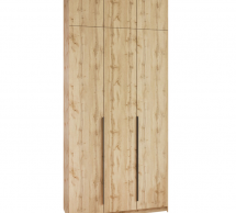 Шкаф Mebelstar Оскар трехдверный с антресолью Дуб тахо 120 см