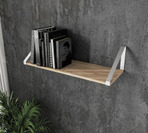 Полиця настінна сонома/білий XT21