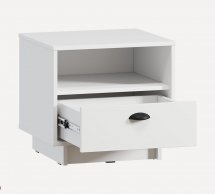 Тумба приліжкова Moreli Kuba/Куба Білий