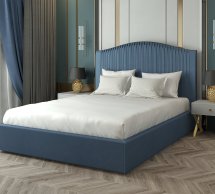 Кровать мягкая двуспальная Лев Тоскания