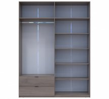 Шкаф для одежды Дорос Лукас канноло 4 дверный 180 см