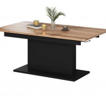 Стіл журнальний Busetti дуб вотан/чорний