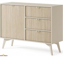 Комод беж песочный/пихта сканди Forest KSZD106