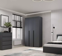 Шафа розпашна комбінована 3 дверна Art In Head №12 Light 120см